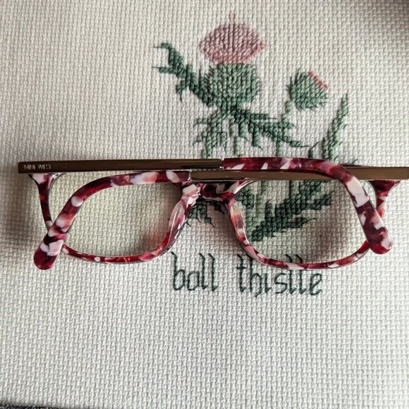 Nine West Eyeglasses Frame NW8003 619  Purple Tortoise Full Rim 49 18 135 & Case - Picture 7 of 7